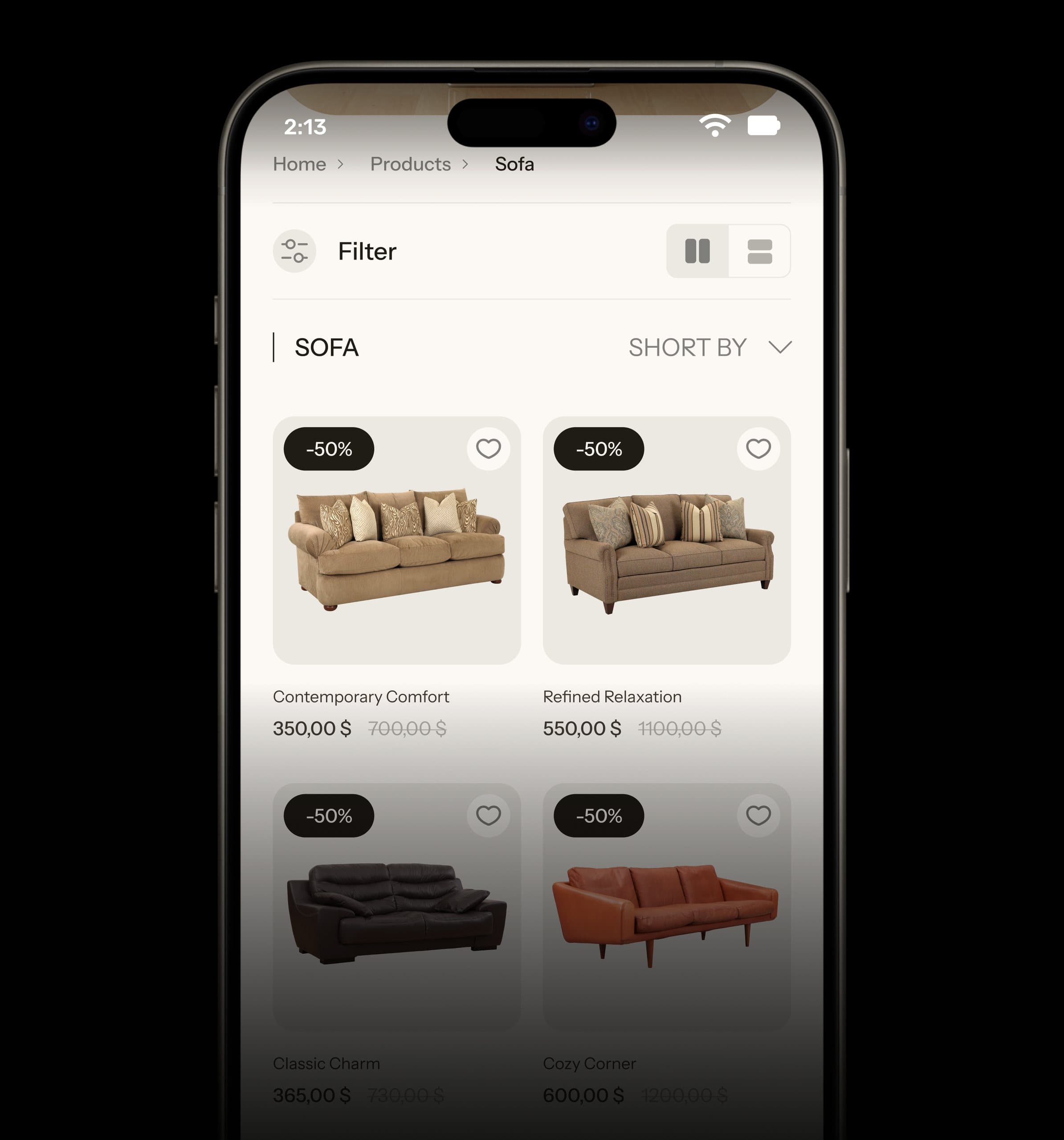 The Collections furniture store