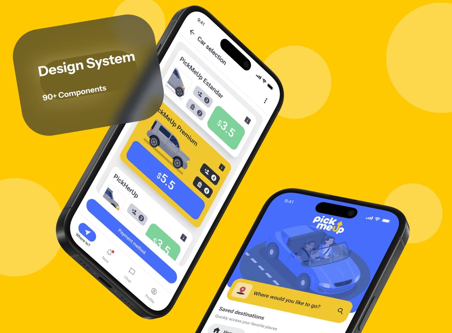 PickMeUp design system